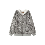 Zebra Loose Fit Dumble Jacket