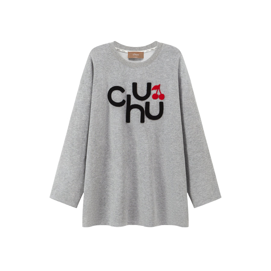 CHUU Smile Magnet Cherry Sporty Loose Fit T-Shirt