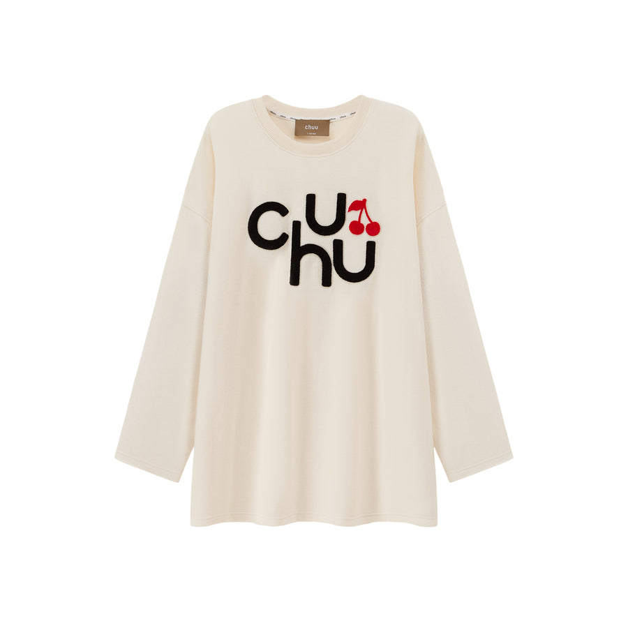 CHUU Smile Magnet Cherry Sporty Loose Fit T-Shirt