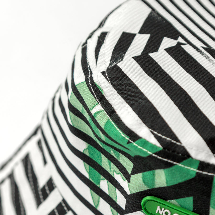 CHUU Zebra Stripes Bucket Hat