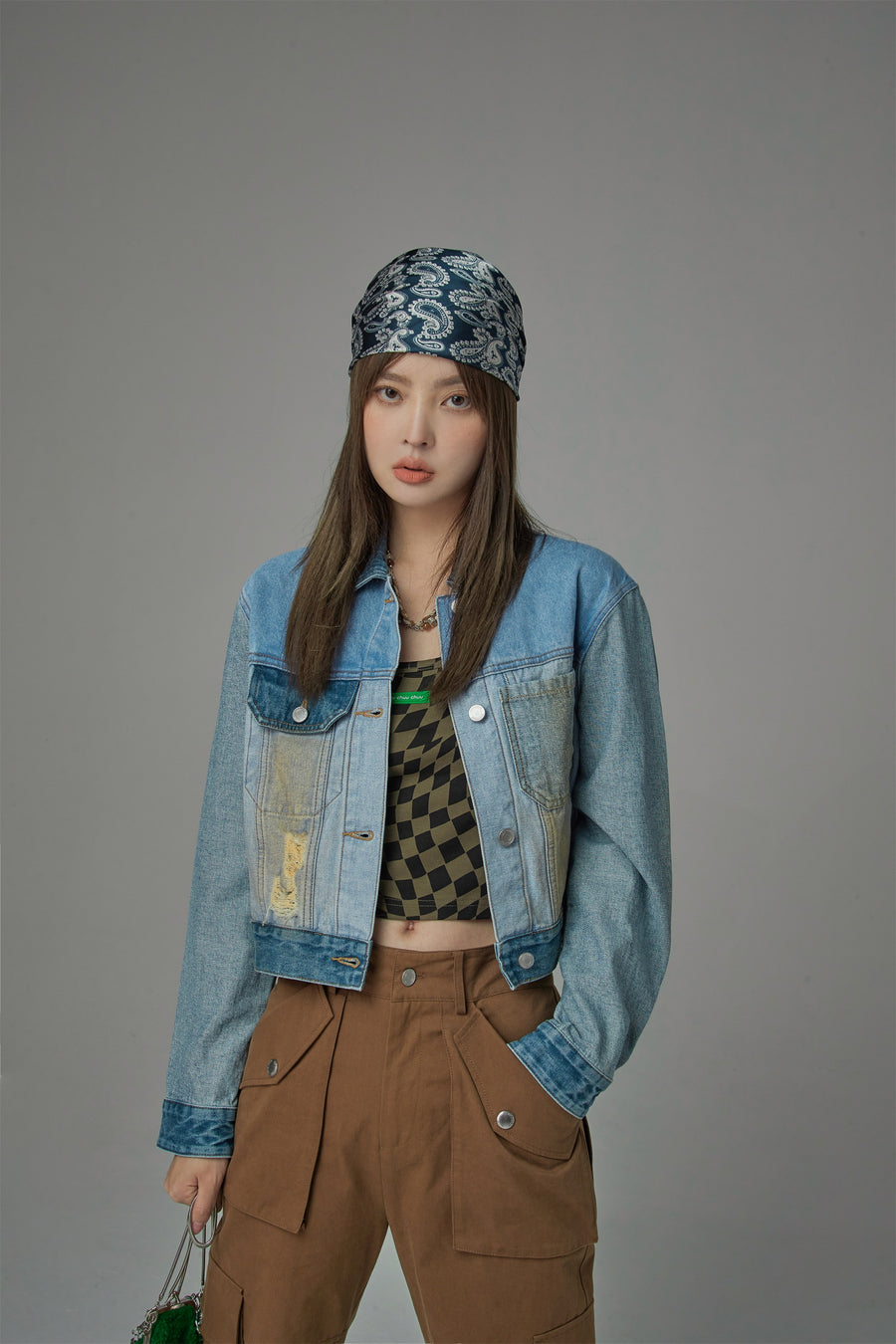 CHUU Everything Is Falling Into Place Denim Jacket