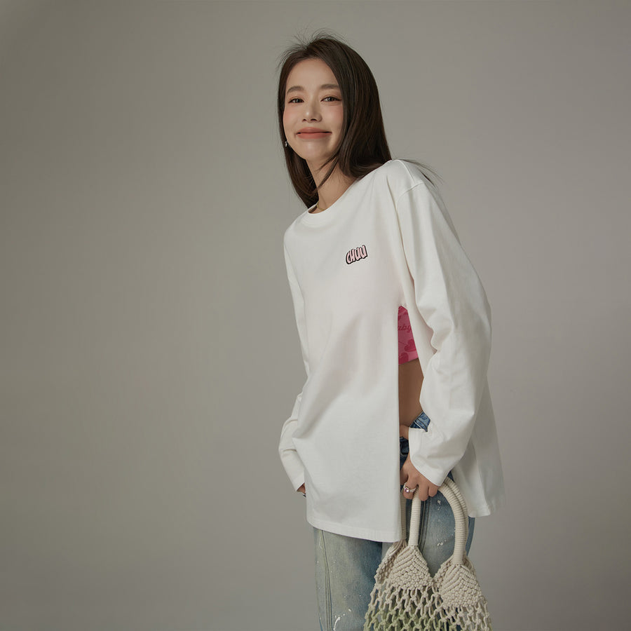 CHUU Split Loose Fit T-Shirt