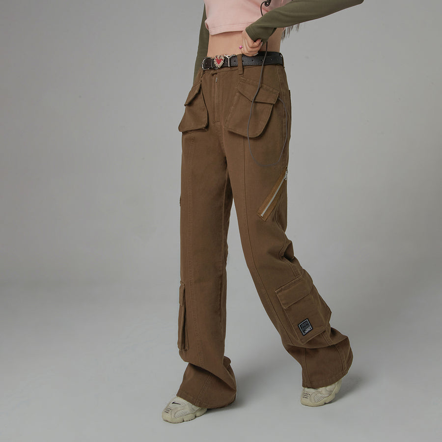 CHUU You Can Not Stop Me High-Waisted Cargo Pants