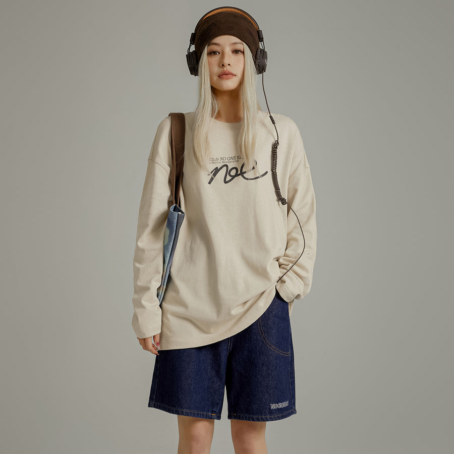 CHUU Club Noe Loose Fit Long Sleeve T-Shirt