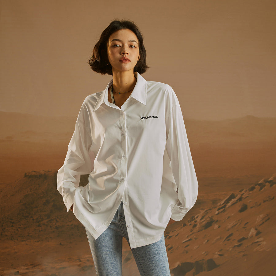 CHUU 2Ways Off-Shoulder Shirt