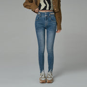 Heart Pocket Skinny Jeans