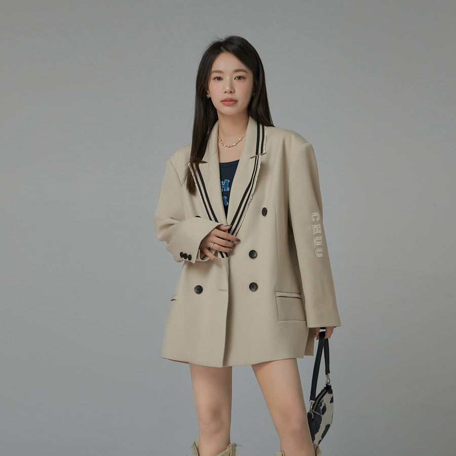 CHUU Oversized School Blazer Jacket