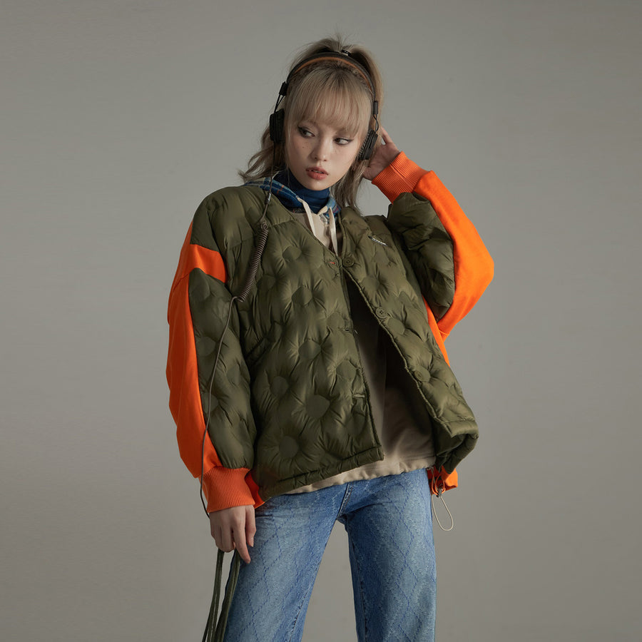 CHUU Loose Fit Quilting Padded Jacket