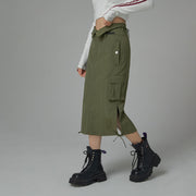 Cargo A-Line Long Skirt