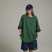 Line Color Loose Fit T-Shirt