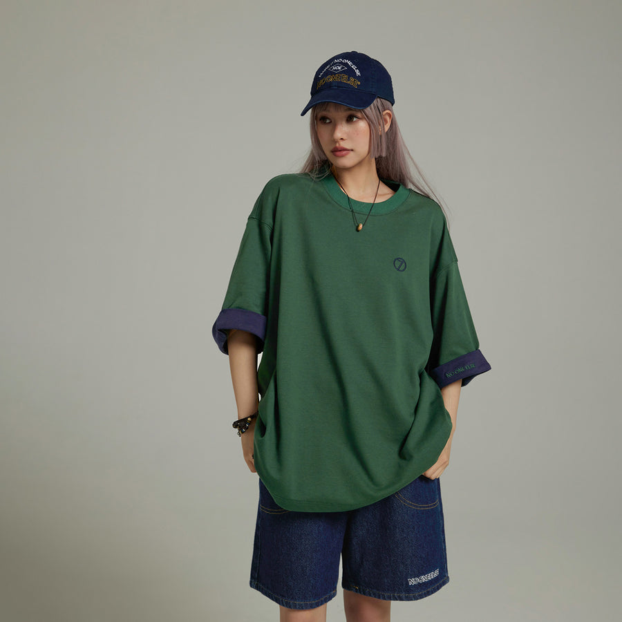 CHUU Line Color Loose Fit T-Shirt