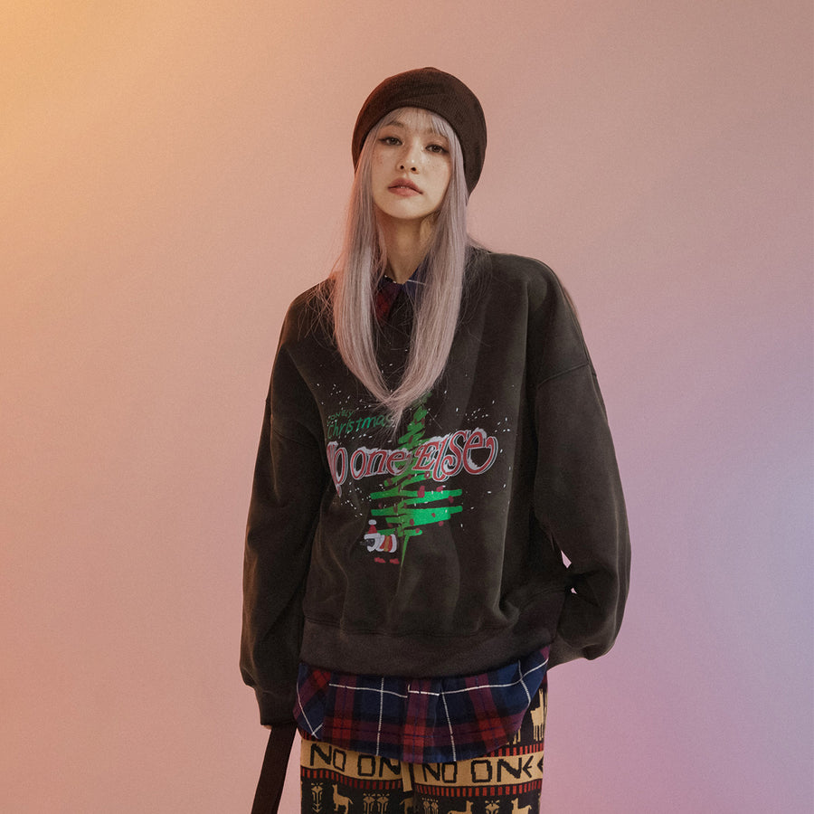 CHUU Christmas Loose Fit Sweatshirt