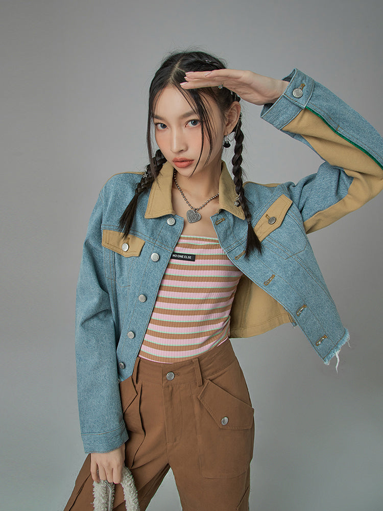 CHUU What You Do With Time Denim Jacket