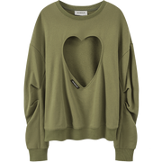 Show Me Your Heart Cutout Sweatshirt