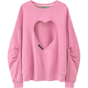 Show Me Your Heart Cutout Sweatshirt