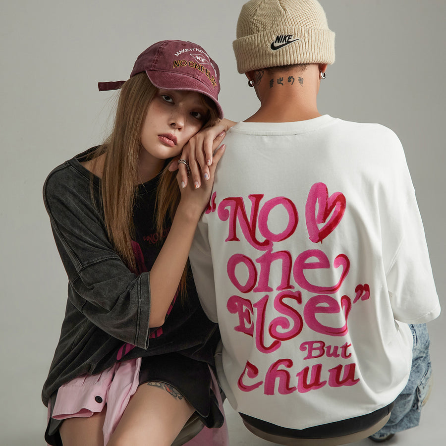 CHUU Pink Cactus Oversize T-Shirt