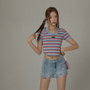 Color Stripe T-Shirt