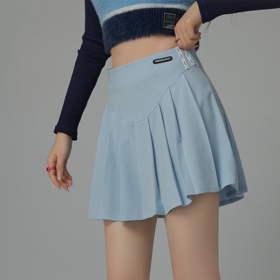 CHUU Pleated Mini Skirt