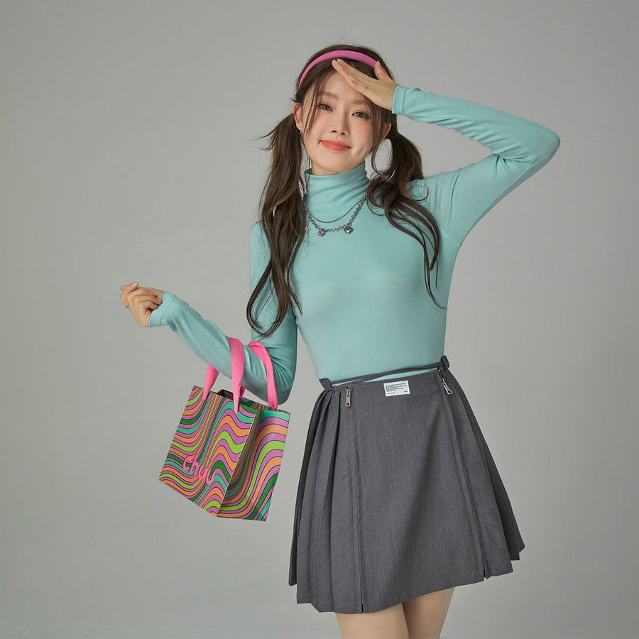 CHUU Turtleneck Long Sleeve Slimfit Top