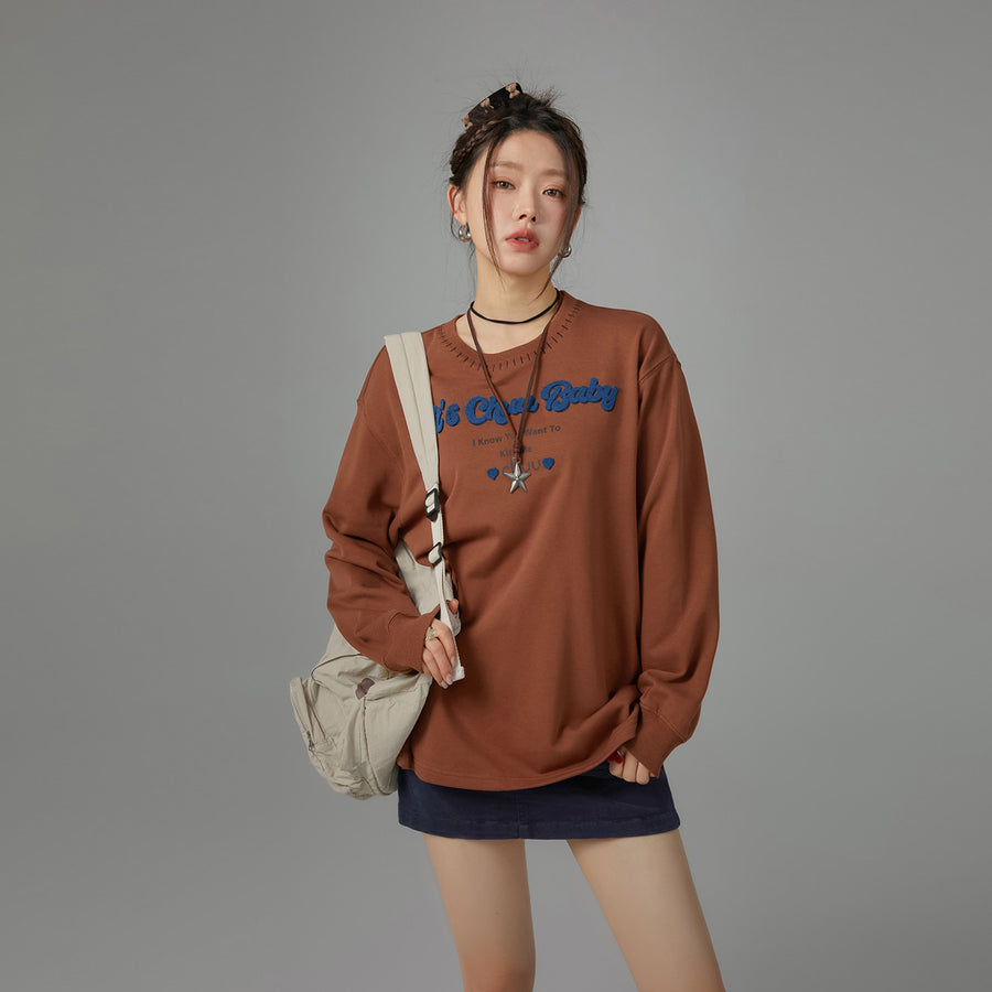 CHUU In My Space Vintage Loose Fit T-Shirt