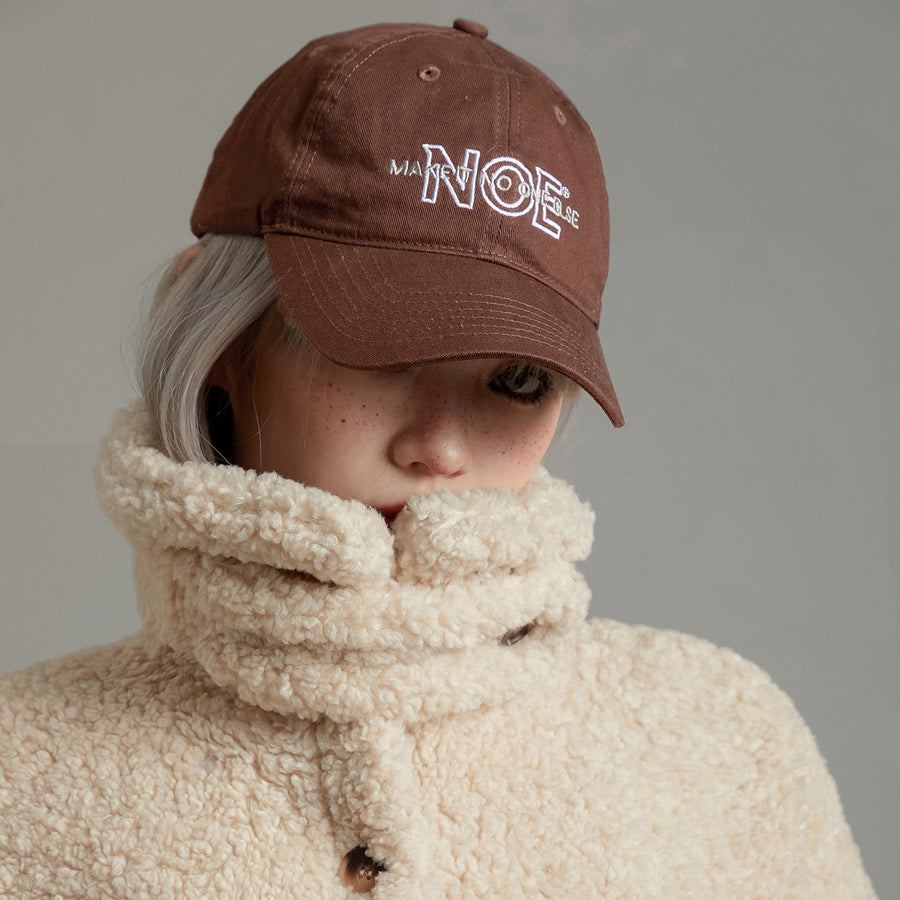 CHUU Noe Simple Embroidery Denim Hat