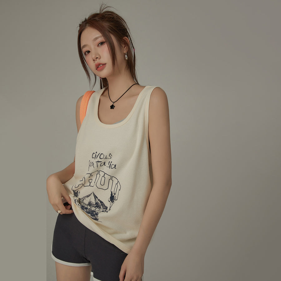 CHUU Colored Circus Fasntasia Sleeveless T-Shirt