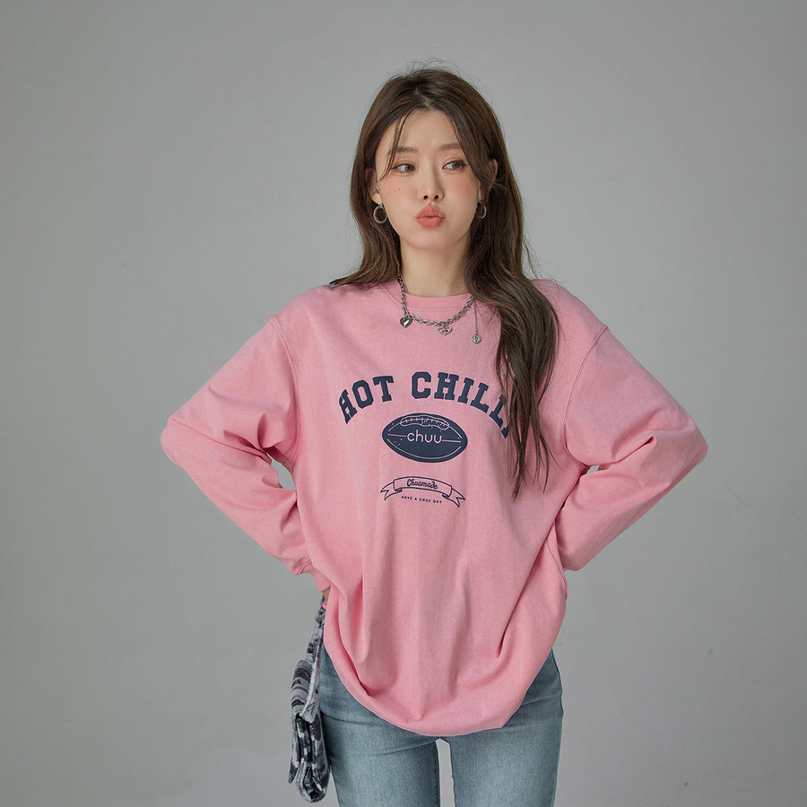 CHUU Hot Chili Long Sleeve T-Shirt