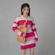 All I Will Ever Need Striped Knit Dress