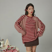 Cut To The Chase Striped Raglan T-Shirt