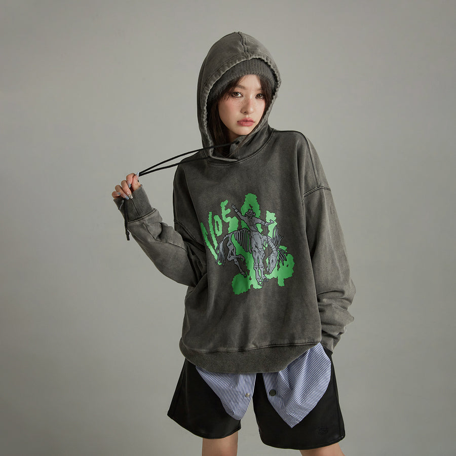 CHUU Vintage Loose Fit Hoodie