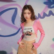 Chuu Circus Color Cropped T-Shirt