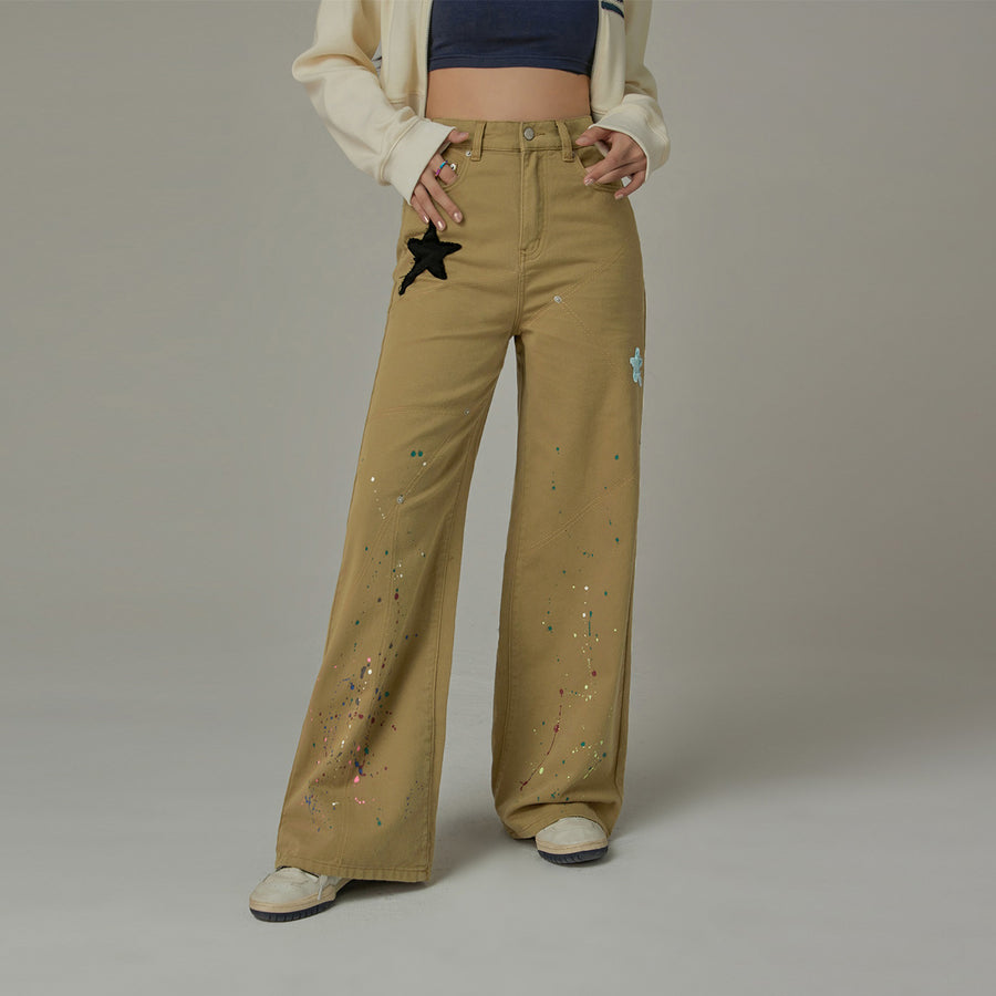 CHUU Star Wide Pants