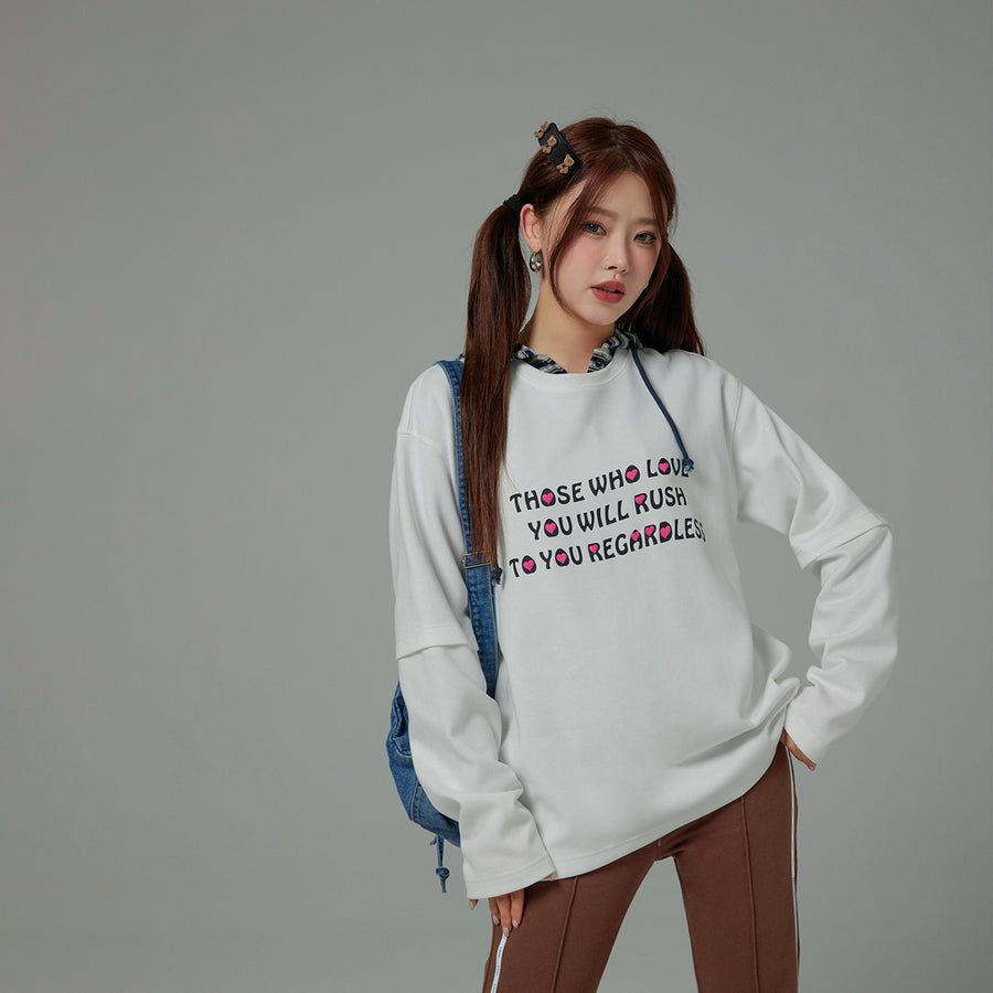 CHUU Those Who Love You Long Sleeve T-Shirt