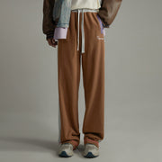 Color Matching Loose Fit Pants