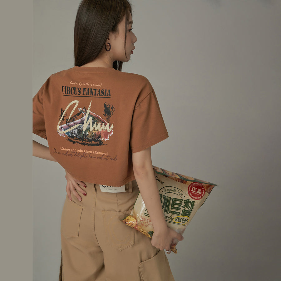 CHUU Cropped Loose Fit T-Shirt