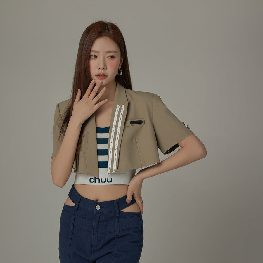 CHUU Cropped Blazer Jacket