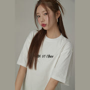 Made By Chuu Lettering Loose Fit T-Shirt