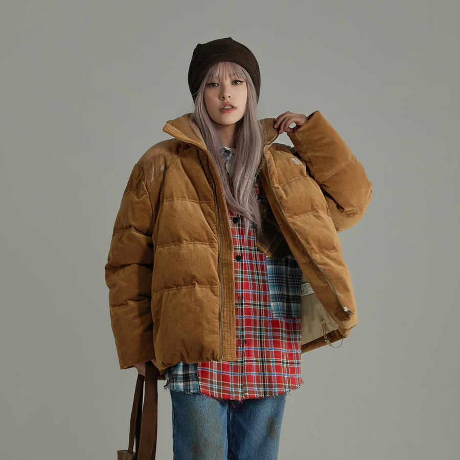 CHUU Overfit Fleece Padding Jacket