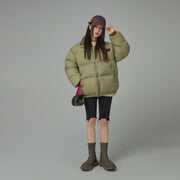 Duck Down High Neck Padded Coat