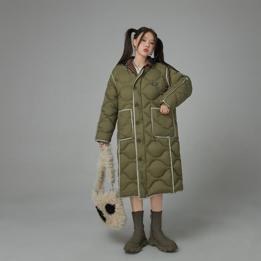 CHUU I Got Up Cozy Quilted Padding Coat