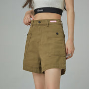 Jungle Raider Khaki Wide Shorts