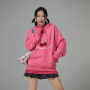 Cherry Loose Fit Hoodie