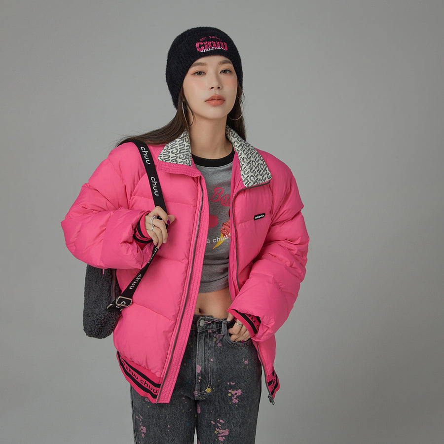 CHUU Pink Sunshine Padded Jacket