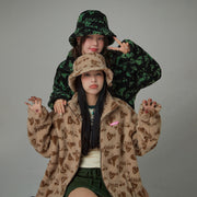 Heart Pattern Dumble Jacket