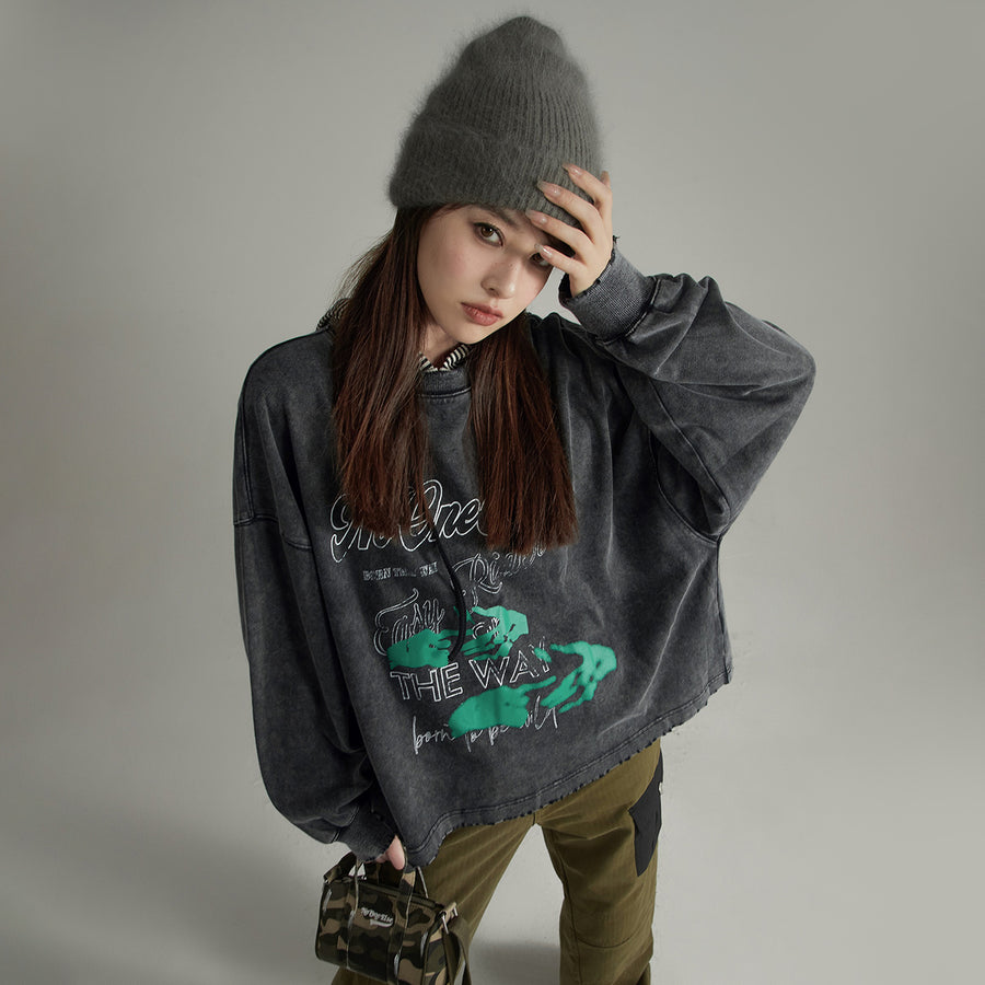 CHUU Noe Pattern Loose Fit T-Shirt