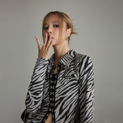 Zebra Long Sleeve Shirt