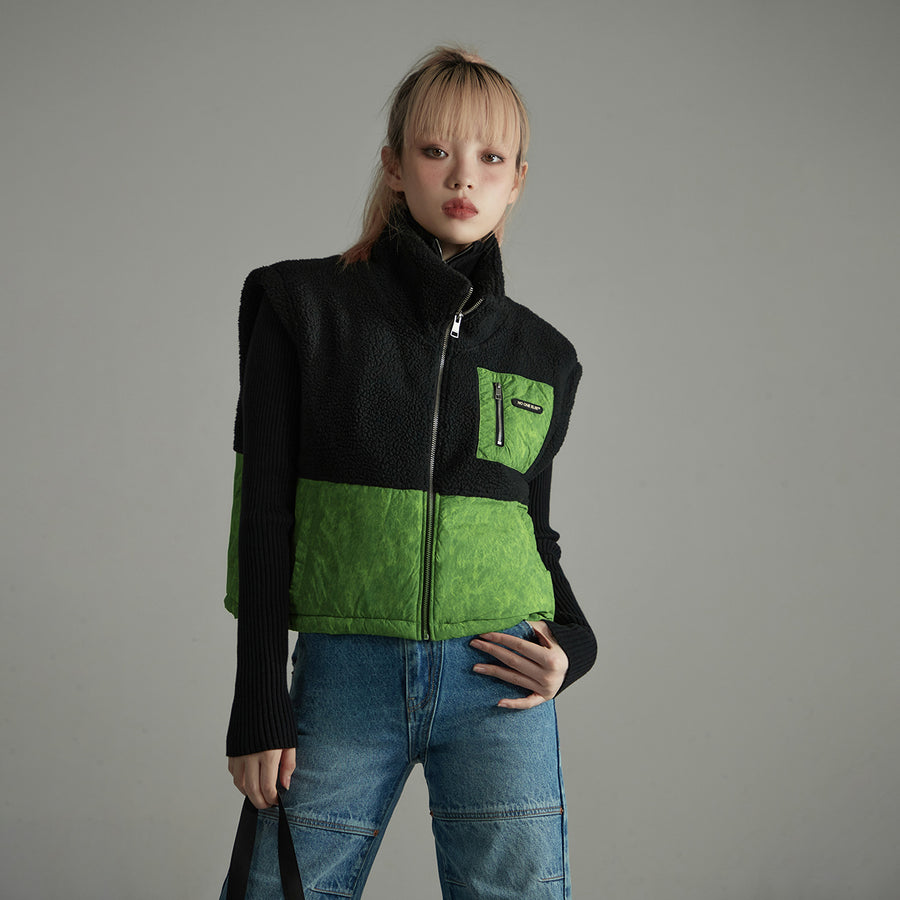 CHUU Color Blocking Vest