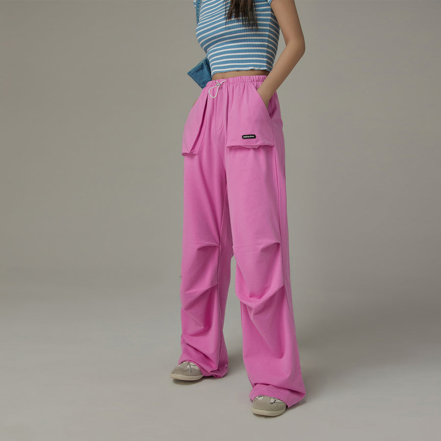 CHUU Banding Wide Training Pants