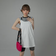 Size Doesnt Matter Straps Loose Fit Sleeveless Top