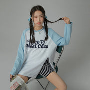 Nice To Meet Chuu Contrast Raglan T-Shirt